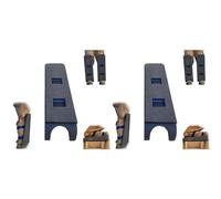 Hndhbfgrt 2X Rodilleras Autoportantes para Trepadores de Orugas, Almohadillas de Espuma Ajustables para Navegación con Espaciado Entre