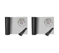 Hndhbfgrt 2X Rollo de de Alambre de Plástico Negro para Cercas - 40 cm X 6 M. de Alambre de Plástico para de Corral, Pollos, Cachorros, Conejos y Flores.