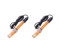 Hndhbfgrt 2X Sonda de Electrodo ORP, Prueba de Electrodo de Laboratorio HidropóNico para Acuario, MedicióN del Potencial Redox, Conector BNC Q9