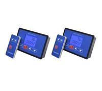Hndhbfgrt 2X Tacómetro de Pantalla Digital Inteligente LCD Ajustable 30A PWM DC Controlador de Velocidad del Motor Control Remoto de Sincronización 12V 24V 36V 48V