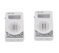 Hndhbfgrt 2X Teléfono del Timbre del Teléfono Amplificador Anillo de Pared Altavoz Luz Estroboscópica Flasher Bell Sonido Extra Fuerte