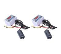Hndhbfgrt 2X XH-W3005 AC 110-220V 10A Controlador de Humedad Digital 0-99% Regulador de Humedad con Sensor de Humedad