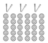 Hndhbfgrt 30 Piezas Accesorios 20mm Disco de Corte de Diamante para Disco de Muela de Metal Mini Circular para Taladro Herramienta Rotativa