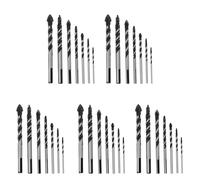 Hndhbfgrt 35x Juego de Broca Taladro de Carburo de Tungsteno para Azulejo de Cerámica, Concreto, de Ladrillo, Vidrio, Espejos, Mampostería Plástica y Madera (3 4 5 6 8 10 12Mm)