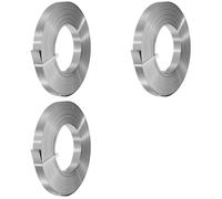 Hndhbfgrt 3X Bobina de Acero Inoxidable 304 de Alta Calidad, Fleje de Carrete de Cable de Acero Inoxidable, Cinta de Fleje de 12 mm X 0,4 mm X 30 M