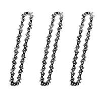 Hndhbfgrt 3X Cadena de Guía de 4 Pulgadas 1/4 Pulgadas Mini Cadena de Motosierra para Motosierra de Mano con Batería Portátil Eléctrica Inalámbrica de 4 Pulgadas