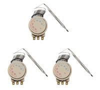 Hndhbfgrt 3X Congelador -30 - + 30 Celsius AC 250V 16A AC380V Termostato Capilar de Temperatura