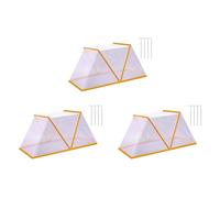 Hndhbfgrt 3X Cubierta para Plantas Aceleradora de Hileras de Jardín, 49 X 38 X 22 Cm, Plegable, para Parterres Elevados, Hileras de Verduras, Cubierta Protectora de Plantas