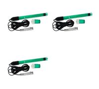 Hndhbfgrt 3X Electrodo ORP Redox Tipo BNC, Conector, Sonda de Repuesto, Cable de 300cm para Probador, Medidor, Equipo de Acuario, Probador de Agua