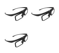 Hndhbfgrt 3X Gafas 3D con Obturador Activo DLP Link, Recargables por USB, para Cine en Casa, Proyector DLP. No Aptas para Todos los Televisores.