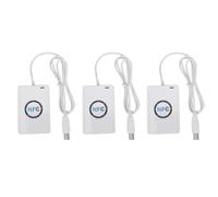 Hndhbfgrt 3X Lector de Tarjetas USB NFC Y Escritor ACR122U-A9 China Lector de Tarjetas RFID Sin Contacto Lector Inalámbrico NFC de