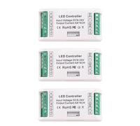 Hndhbfgrt 3X Mini Decodificador RGBW de 4 Canales 16A RGB RGBW Controlador de Tira 512 Controlador de Atenuación para Luces de Tira LED DC9-24V