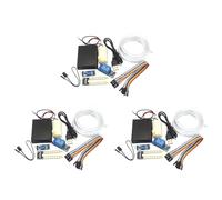 Hndhbfgrt 3X Módulo de Riego Automático Kit de Bricolaje Módulo de Riego Automático Detección de Humedad del Suelo Bombeo Automático de Agua