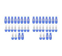 Hndhbfgrt 40 Piezas NAC3FCA NAC3FCB Conector Speakon Conector Powercon Macho de 3 Pines 20A 250V Conector de Clavija de AlimentacióN de CA y Gris