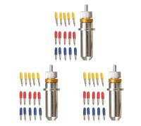 Hndhbfgrt 45 PCS 30/45/60 Grados de Cuchillas de Carburo de Corte de Vinilo con Soporte de Cuchilla Carcasa de Cuchilla para MáQuinas de Corte de Vinilo Silhouette Cameo 3
