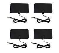 Hndhbfgrt 4X Antena de TV de Zoom Interior Digital HD HDTV Alcance de 50 Millas TVFox VHF UHF DVB