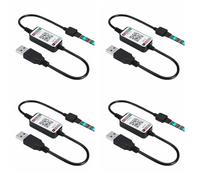 Hndhbfgrt 4X Control Remoto InaláMbrico Bluetooth LED Dimmer Control de ConexióN de la APP del TeléFono DC5-24V para el Interruptor del Temporizador de Tira de Luz RGB