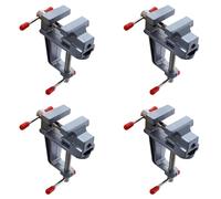 Hndhbfgrt 4X Mini Abrazadera de Tornillo de Mesa Portátil Pequeño Vicio para Trabajo Pequeño Hobby Joyería Diy Craft Repair Tool Herramienta de Tornillo de Mesa de Trabajo