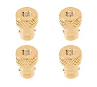Hndhbfgrt 4X SMA Macho Una BNC Hembra Jack M/F Tipo Recto Adaptador Conector Coaxial