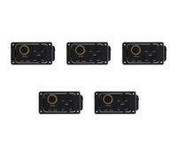 Hndhbfgrt 5X -10B 4 Bandas EQ Ecualizador Preamplificador de Guitarra Con Sintonizador Piezoeléctrica Puente Duro para Guitarra Guitarra Acústica 36 Y 38 Con Tapa Endpin