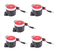 Hndhbfgrt 5X Mini Sirena con Cable para de Alarma de Seguridad de Casa Sirena de Bocina 120DB 12V
