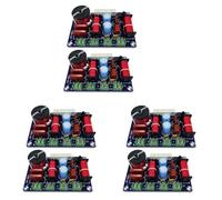 Hndhbfgrt 6 Uds 3 Vías 250W 850/5200Hz Divisor de Frecuencia DIY Altavoz Filtro Circuito Agudos Graves Medios HiFi Estéreo Audio Crossover