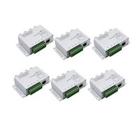 Hndhbfgrt 6X Balun de Video Pasivo de 4 Canales para CáMaras TVI CVI AHD CCTV A TravéS de Pares Trenzados Balun de Video UTP Transceptor de 4 Canales BNC A UTP RJ45