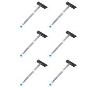Hndhbfgrt 6X Cable de Disco Duro para Computadora Portátil Cable Sata Hdd Ffc Conector de Cable de Disco Duro SSD para 15 Ab Pavilion