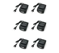 Hndhbfgrt 6X Cargador para Batería de Litio 18V 21V Aplicar A Taladro Inalámbrico Amoladora Angular Soplador Eléctrico Herramientas Eléctricas Enchufe de la Ue