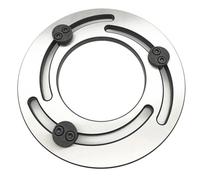 Hndhbfgrt Anillo de Mandrinar de Mordaza Blanda para Mandril de Torno CNC, Mordazas Superiores Ajustables de Acero de Mordazas