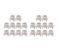 Hndhbfgrt Base de VáLvula de Enchufe Tubo de Vacío de Plástico de 7 Pines para B&W 6J1 6Z4 6X4 12AE6 6AT6 6BK6 12AV6 6AQ6 6J5 Hifi Audio AMP 20 Piezas