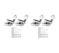 Hndhbfgrt Bisagras para Asiento de Inodoro, 2 Par de Bisagras de Repuesto de Acero Inoxidable para Todas las Tapas Asientos de Inodoro, Accesorios de Suave para Asientos de Inodoro