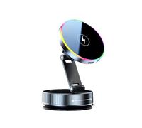 Hndhbfgrt Cargador de Coche de 15W, Aspiradora de Coche, Soportes Magnéticos para Teléfono para Su Coche, Soporte de Teléfono con Ventosa para Coche, Soporte de Teléfono Ajustable 360°.