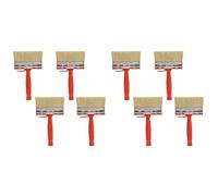 Hndhbfgrt Cepillos de Pintura para Valla de Cobertizo de 8 Piezas, Cepillo para Manchas de Bloques de Madera y 4,7 Pulgadas / 120 mm para Tipo de Trabajos de Pintura