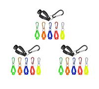 Hndhbfgrt Clips para Guantes de Trabajo, 18 Uds., Clip para Cinturón de Guantes con Mosquetones de Metal para Trabajadores de la Construcción, Guardia de Trabajo