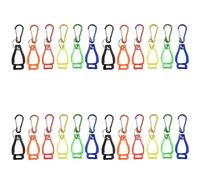 Hndhbfgrt Clips para Guantes de Trabajo, 24 Uds., Clip para Cinturón de Guantes con Mosquetones de Metal para Trabajadores de la Construcción, Guardia de Trabajo