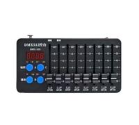 Hndhbfgrt Consola DMX512 de 32 Canales con Batería Recargable, Mini de Control de Iluminación de Escenario, Función DMX512 Macho Inalámbrica Incluida