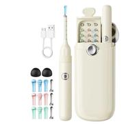 Hndhbfgrt Endoscopio con Cámara HD de 8M para Limpieza de Oídos. Kit de Limpieza de Oídos para Toda la Familia. Herramienta de Eliminación de Cerumen.