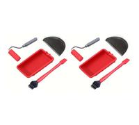 Hndhbfgrt Kit de 8 Aplicadores de Pegamento de Silicona, Juego de Brochas Reutilizables para Pegamento de Madera, Brochas de Silicona para Carpintería.