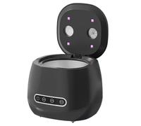 Hndhbfgrt Máquina de Limpieza Ultrasónica Multifuncional Compacta USB, Limpiador de Joyas Pequeño para el Hogar, Brochas de Maquillaje y Aparatos de Ortodoncia