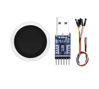 Hndhbfgrt Módulo Sensor Semiconductor de Reconocimiento de Dactilares ZW101 para Acceso Inteligente A Puertas, 80x64