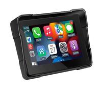 Hndhbfgrt Navegador GPS para Motocicleta de 5 Pulgadas con CarPlay Inalámbrico, Android Auto, IP67, Resistente Al Agua, Bluetooth 5.0 Dual