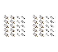 Hndhbfgrt Paquete de 20 Conectores de Soldadura UHF / -259 con Reductor para Cable Coaxial Coaxial RG8X, RG8, RG59, LMR-400