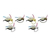 Hndhbfgrt Paquete de 6 Interruptores de Luz de Ventilador de Techo ZE-110 Interruptor Ventilador Interruptor de Ventilador Velocidad de 3 Vías Interruptor Cadena Tracción de Techo Reemplazo