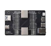 Hndhbfgrt Probador de Cables USB Multifuncional USB3.0/3.1/3.2 Tipo-C Detector de Cables de 24 Pines Compatible con Micro-B RJ45 Herramienta de Prueba de Cables