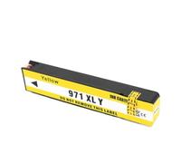 HndkCsunY Cartucho de Tinta 970XL 971XL Compatible con Officejet Pro X476dw X451dw X576dw X551dw(1PCS Yellow)