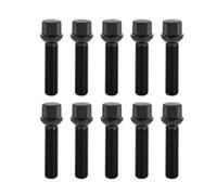 HNDRBD 10 pernos de rueda 55 mm, vástago M14 x 1,5, for asiento esférico, acero aleación, aptos for Volkswagen Audi Porsche