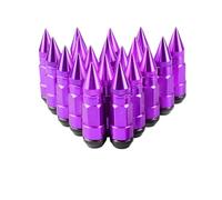 HNDRBD 20 tuercas for ruedas de coche, aluminio, for carreras, for punta extendida, aptas for Subaru M12X1.25/M12X1.5(Morado,M12x1.5)