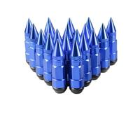 HNDRBD 20 tuercas for ruedas de coche, aluminio, for carreras, for punta extendida, aptas for Subaru M12X1.25/M12X1.5(Blu,M12x1.25)