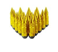 HNDRBD 20 tuercas for ruedas de coche, aluminio, for carreras, for punta extendida, aptas for Subaru M12X1.25/M12X1.5(Gold,M12x1.25)